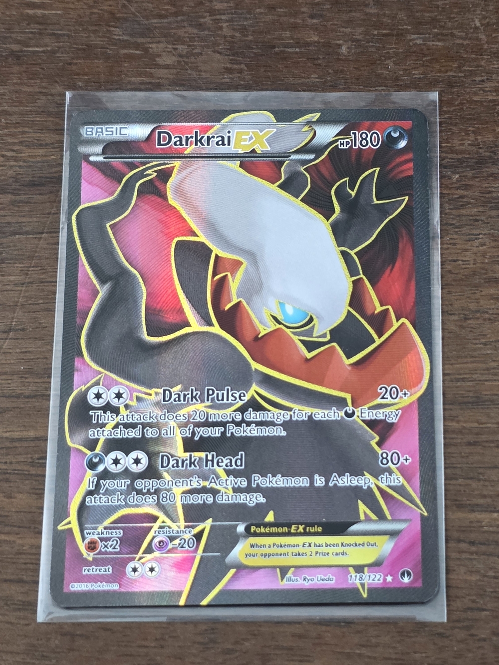 Pokemon Tcg Darkrai EX #118 - BREAKpoint -  holo Rare 118/122 Card